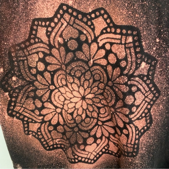 Rails Tie Front Edie Jersey Dress Womens Size XS Upcycled Floral Mandala Casual - Picture 7 of 15